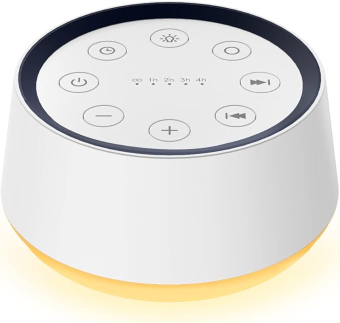 Brown Noise Sound Machine with 30 Sounds & Night Light