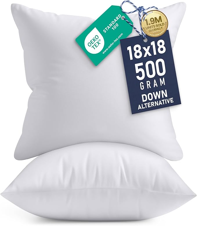 Utopia Bedding 18x18 Pillow Inserts