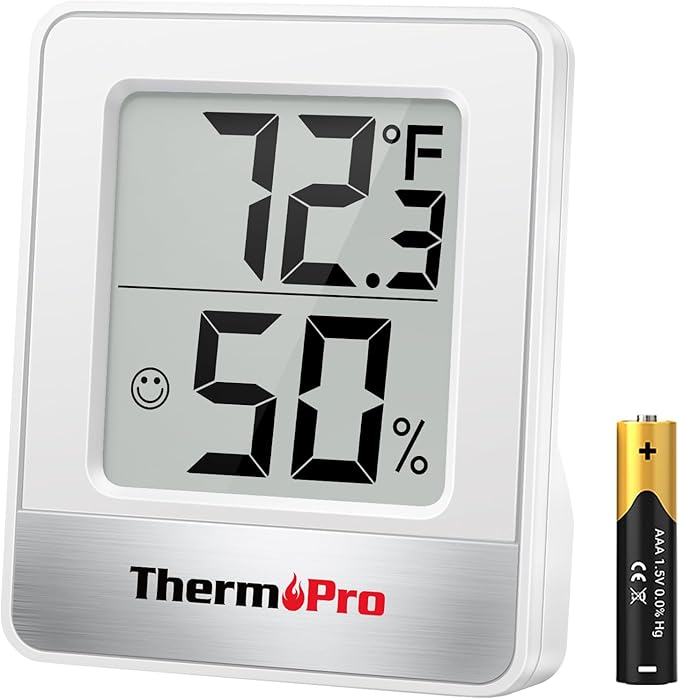 ThermoPro TP49 Digital Hygrometer & Indoor Thermometer