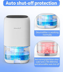 Dehumidifier, 35 OZ Small Dehumidifiers for Bedroom for Home
