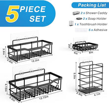 EUDELE Adhesive Shower Caddy