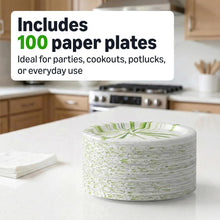 Amazon Basics Everyday Disposable Paper Plates