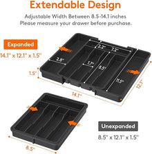 Lifewit Silverware Drawer Organizer