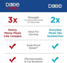 Dixie Large Paper Plates, 10 Inch, 150 Count, 2X Stronger*