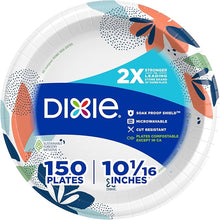 Dixie Large Paper Plates, 10 Inch, 150 Count, 2X Stronger*
