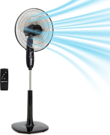 Amazon Basics 16" Pedestal Fan with Remote for Bedroom