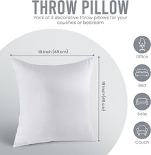 Utopia Bedding 18x18 Pillow Inserts