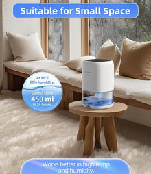 Dehumidifier, 35 OZ Small Dehumidifiers for Bedroom for Home