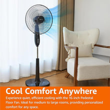 Amazon Basics 16" Pedestal Fan with Remote for Bedroom