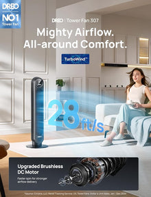 DREO Tower Fan for Bedroom