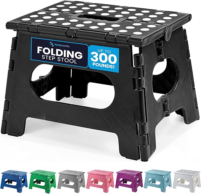 Handy Laundry Folding Step Stool
