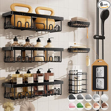Veken Shower Caddy 6-Pack, Advanced Rustproof Design