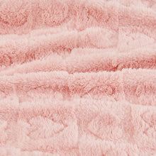 Yurhap Fleece Baby Blanket Heart Checkered Blanket